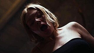 Blonde girl Ashby gets mesmerized into sex slave by brunette vampire with face sitting and scissoring