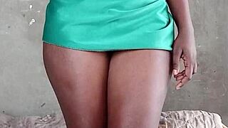 What's the top African female porn with natural small tits action?