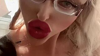 Think you can handle worshipping my bimbo lips glasses and nails in this sissy femdom fantasy?