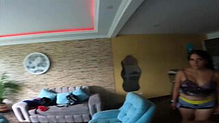 Hey, my best latin stepsister turns into a slutty dancing whore when home alone. She's submissive, fun, and we get into teasing pov fucking with her lingerie.