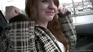 what's up with naughty jenny giving outdoor public blowjob and cum in mouth to that dick