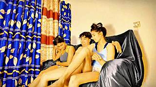 Uttaran20 - having sex in front of wife cuckold cowgirl and doggy with cum on ass ffm 2025