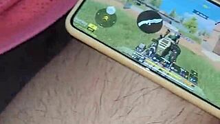 Oh man, check out this super handjob with dirty talk from that hot latina amateur!