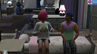 Step brother and step sister erika acharya get caught by step father