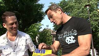 Cute asian with hairy pussy gets fingered in fishnets before mmf threesome with deepthroat cowgirl riding and gaping in bed