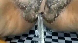 Dirty Slutty Maid with Hairy Pussy