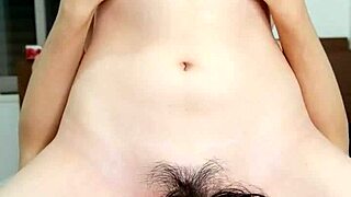 Hips moving uncontrollably amateur Japanese college girl facesits M male