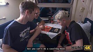 want anal fuck and blowjob with stranger on public train like russian redhead girlfriend