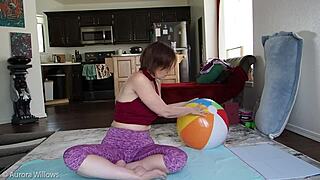 Get Ready for Lesson 278 with Cute European Babe Showing Shaved Pussy and Feet Fetish!