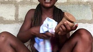 i feel so wild dildo fucking my pussy and asshole like a crazybitch