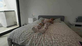 I bumped knee so he fucked me doggystyle like massage outdoors