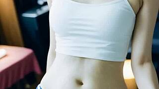 Blindfold Asian Massage Girls