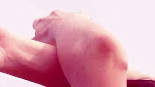 Wow, check out these two petite 18+ milf models from Ukraine, Ariel and Sofi Ka, stripping naked in bikinis outdoors!