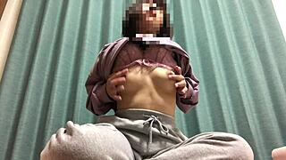 Japanese Amateur Teases With Juicy Self-Pleasure Display