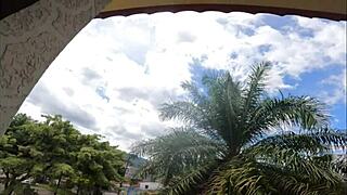 Haven't seen stepsister forever so why not squeeze her white booty in comfy lingerie?