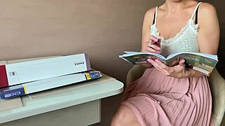 Seduced and Fucked Shy Russian Teacher with Big Tits in Rough Doggystyle