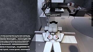 Roblox Babe Gets Rough Lesson in Waiting with Big Ass Punishment