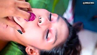 Desi Hot Mallu New Actress Explores Intense Emotions In Very First BDSM Hardcore Threesome With Hindi Audio And Double Domination