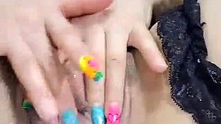 Watch this busty blonde squirt multiple times with toy?