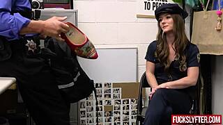 Sexy Cop Steals And Gets Fucked!