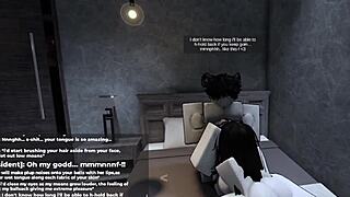 Roblox Babe Gets Rough Lesson in Waiting with Big Ass Punishment