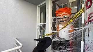 Broomsticks chloe foxxe rides my wand leading to a magical cumshot