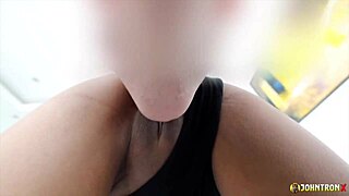 Young Thai milf in bodysuit craves intense interracial creampie from Johntronx. She bends over for deep doggystyle pounding.