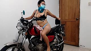 curvy stepdaughter sends kinky video showing off lingerie from my secret gift