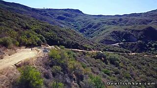 Brunette Babe Sucks and Fucks Handsome Coach's Monster Cock Passionately