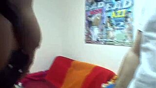 ebony amateurs volume 7 scene 2 shows interracial blowjob cumshot riding