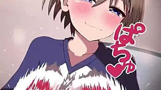 Uzaki chan gives fast sloppy titfuck with big tits. Her boobs make it intense.