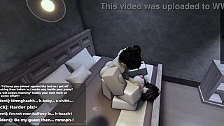 Roblox Babe Gets Rough Lesson in Waiting with Big Ass Punishment