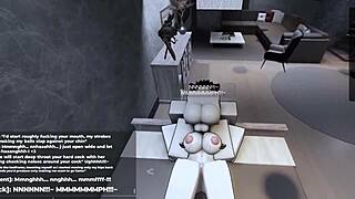 Roblox Babe Gets Rough Lesson in Waiting with Big Ass Punishment