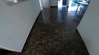 Haven't seen stepsister forever so why not squeeze her white booty in comfy lingerie?