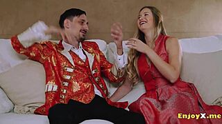 blonde cutie with shaved pussy enjoys hardcore fucking and oral sucking in high definition