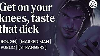 oh man, i fucked this slut at the halloween party - masked guy with stranger, sloppy blowjob asmr 😈🎃