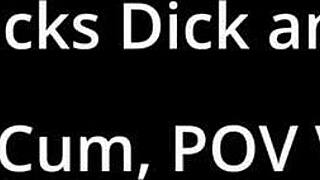 Minnie Rose Sucks Cock And Gets Creampied In POV