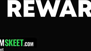 stepmom gives taboo lessons in love with muff diving cunilingus and cock slapping. submissive not son fills her pussy with creampie during intense sex.