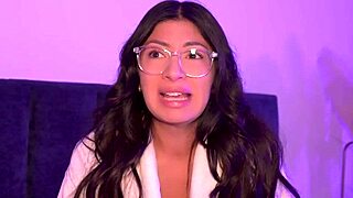 Sad guy gets wet pussy therapy from busty latina Cami Strella.