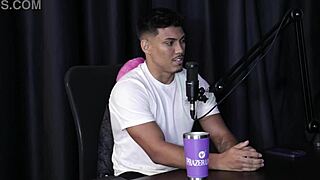 Curious brazilian crossdresser dominates in outdoor bisexual casting game