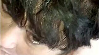 French milf slave Marie gives blowjob to master Herve then gets public doggystyle humiliation with cumshot