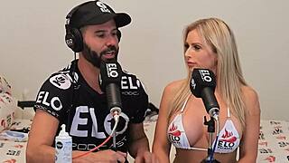 Honey Baked Melons Fucks Elo Podcast Right in the Middle of Sexy Interview!