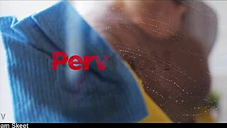 stepmom gives taboo lessons in love with muff diving cunilingus and cock slapping. submissive not son fills her pussy with creampie during intense sex.