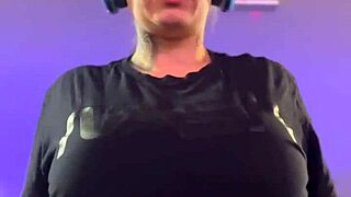 At the gym I got so hot I took off my shirt stayed in my bra oh I got so horny and hot sweat dripped down my wet pussy with tan lines.