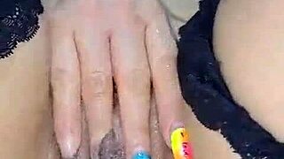 Watch this busty blonde squirt multiple times with toy?