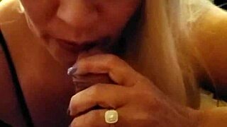 Blonde Tulsa Slut Kim Sucks Cock In Raw Blowjob Video