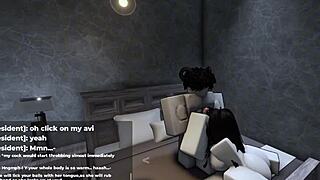 Roblox Babe Gets Rough Lesson in Waiting with Big Ass Punishment