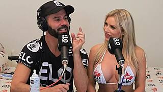 Honey Baked Melons Fucks Elo Podcast Right in the Middle of Sexy Interview!