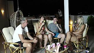 Blonde Milf Elo Cardone and Victor Mustang Dominate in Compilados with Bruna Carlos and Matheus Caetano in Part 2 Fetish Action