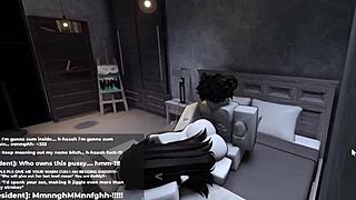 Roblox Babe Gets Rough Lesson in Waiting with Big Ass Punishment